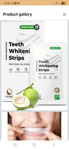 Packs teeth whitening - x2,